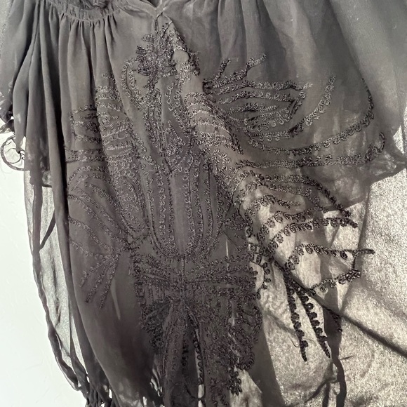 DO + BE WOMENS BLACK LACE TOO SIZE LARGE - Picture 4 of 5